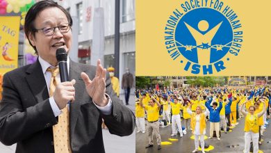 Manyan NG, ISHR, Falun Gong