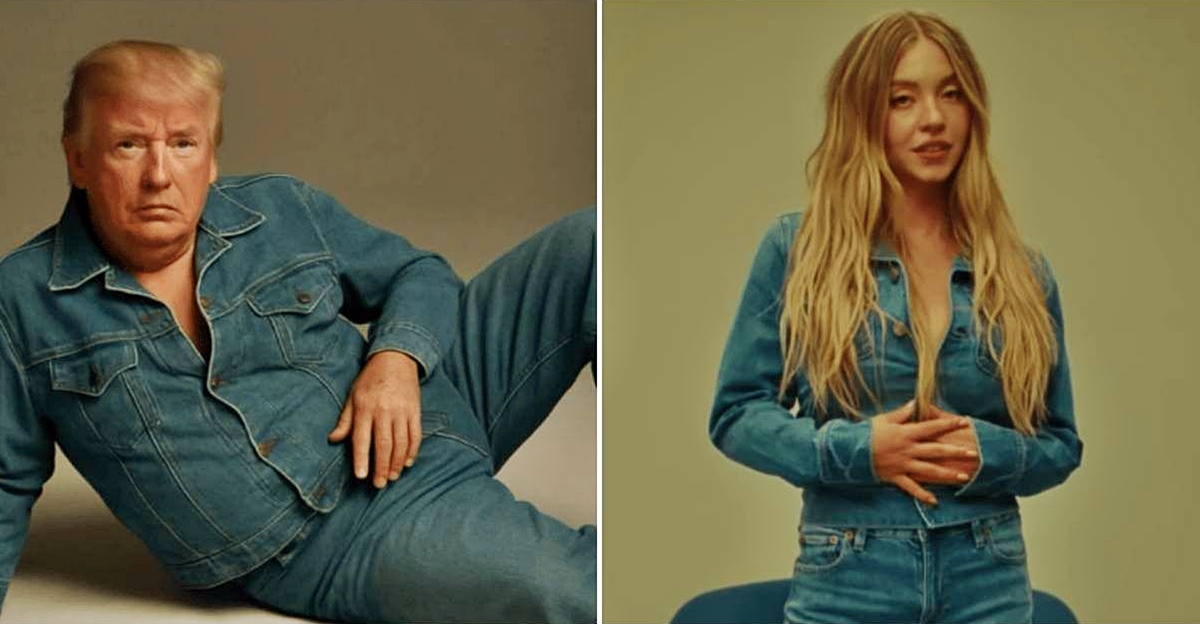 American Eagle Jeans Trump