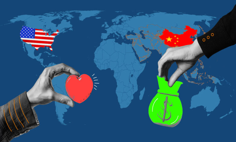 Китай и САЩ благотворителност