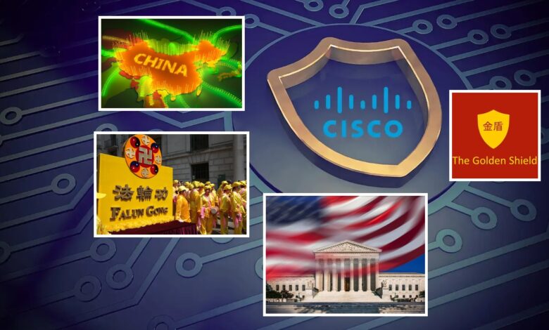 cisco китай фалун гонг