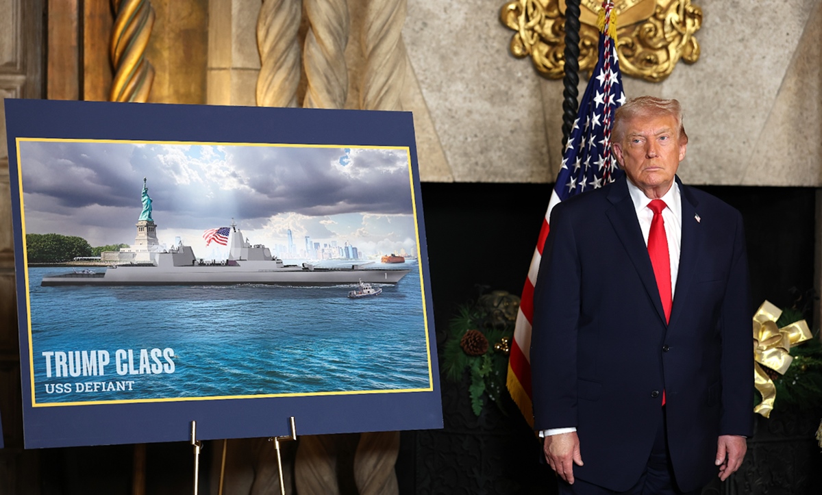 Нов боен кораб Тръмп
