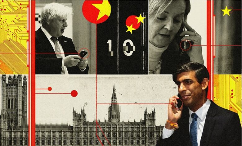 Китай хаква телефони на британски политици