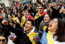 протест Венецуела