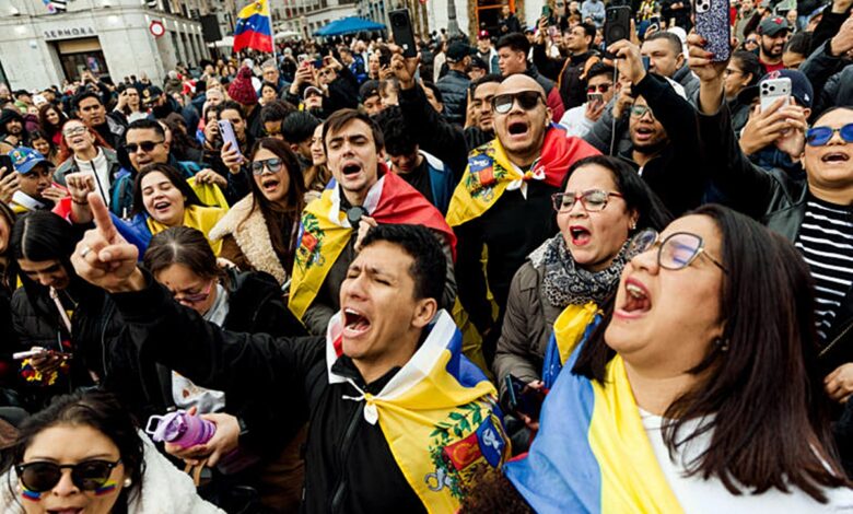 протест Венецуела