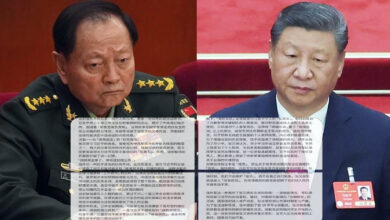 генерал Джан Юся писмо до Си Дзинпин